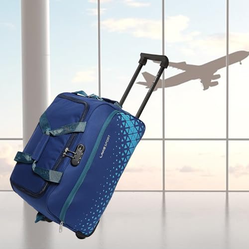 Image of Lavie Sport 62 cms Anti-theft Arrow Wheel Duffle Bag | (Navy)
