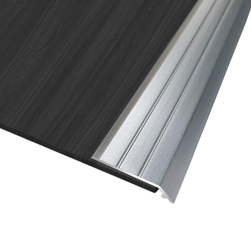 ZZLQIAN Aluminium Carpet Cover Strips - 2Pack 90cmDoor Floor Bar - Tile/Laminate/Lino/Wooden Floor to Vinyl or Carpet Transition Strip- Doorway Threshold Bar/Ramp Edging Trim
