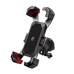 Alaceg Motorcycle Phone Holder Phone Stand Bicycle Phone Mount 360 View Mount Bicycle Phone Holder For 4.7-7 Inch Cell Phone Stand Shockproof Bike Universal Phone Holder 8 41izpapbejl. sl500 . ss300