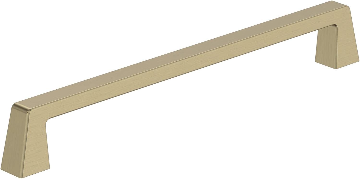 Amerock BP55282BBZ | Golden Champagne Cabinet Pull | 8 in (203 mm) Center-to-Center Cabinet Handle | Blackrock | Drawer Pull | Kitchen Cabinet Handle | Furniture Hardware