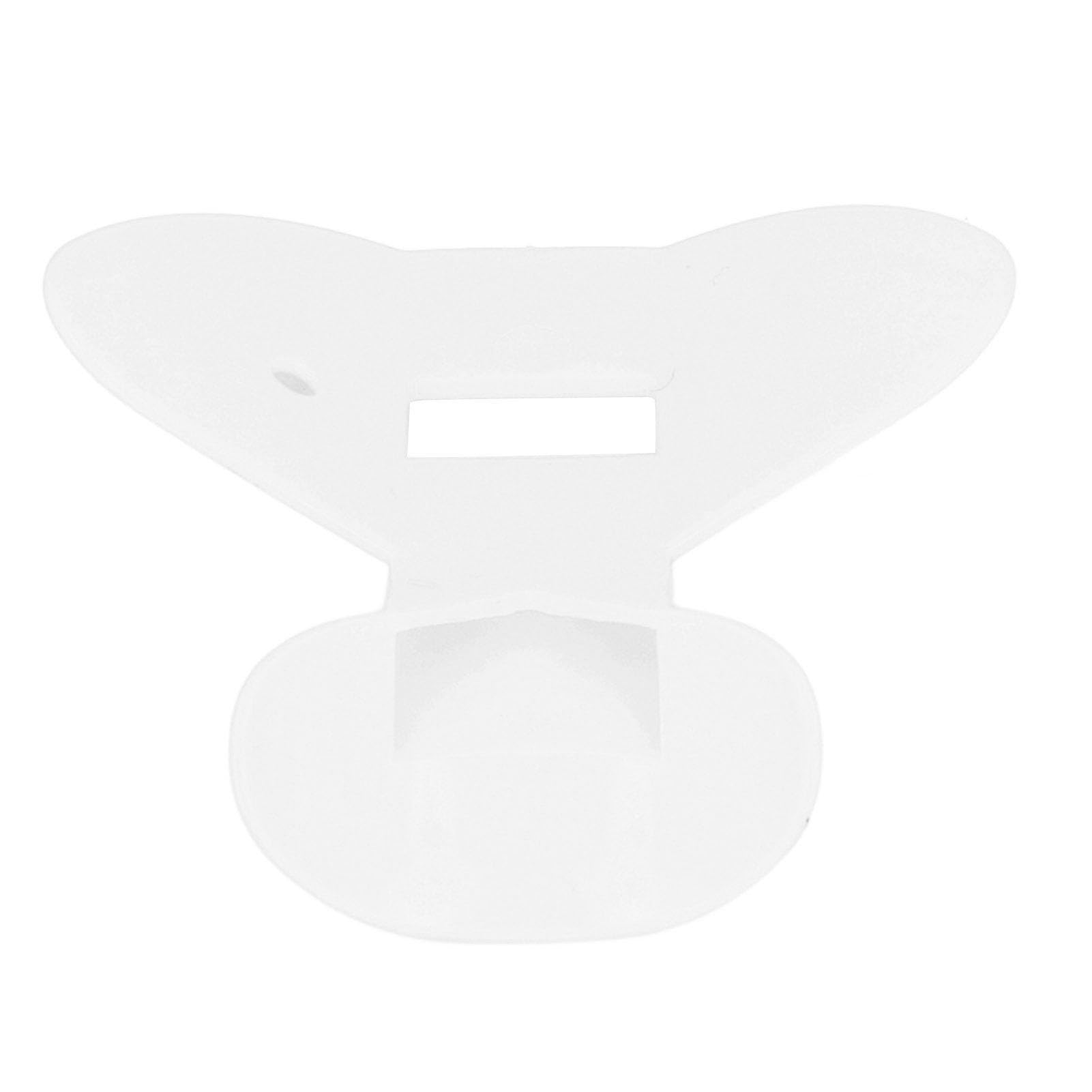 NIBEMINENT Nose Trainer Flute Pronunciation Training Oral Muscle Rehabilitation Nose Whistle for Throat Control White