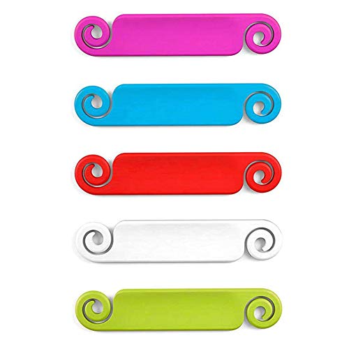 Emoly 50 Pieces Multicolor Cable Management Labels Cble Lables for Organizing Wire Tags Cord Organizer Tags Labels Write On Cord Identification Tags for USB Computer Phone Charger