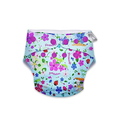 Image of SuperBottoms Swimming Diapers for Babies & Toddlers - Reusable & Adjustable Swim Diapers - Washable Cloth Diapers - Skin Friendly Fabric - Easy to Clean - Fits 3M - 3Y
