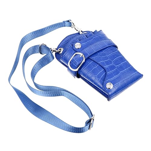 Didiseaon Leather Hair Scissor Pouch Stylist Travel Bag for Haircut Scissors Barber Accessories Case