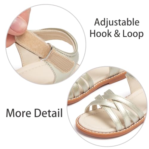 Image of ESTINE Girls Sandal Dress Shoe for Toddler /Little Kid Party School Shoe