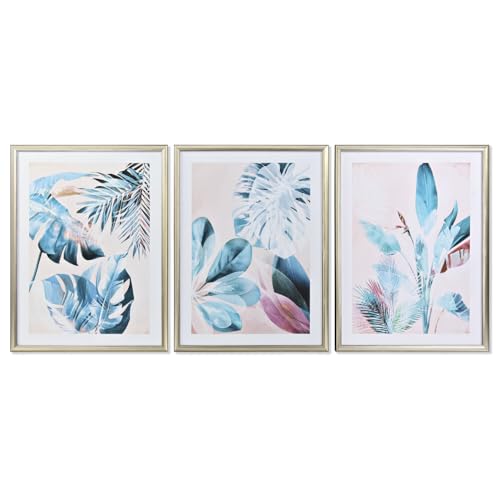 Cuadro MDF cristal 60x80 cm tropical chic - Tableau décoration murale salon - 2