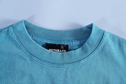 Children Boys Girls Washed Vintage T-Shirt Summer Casual T Shirts Thick Short Sleeve Loose Crew Neck Cotton Tops2