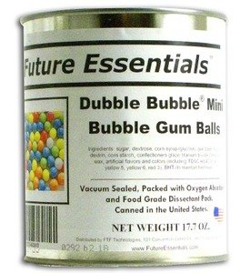 1 Can of Future Essentials Canned Bubble Gum Balls