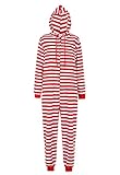 Adult Onesie Pajamas Red Onesie Pjs Hooded Onesie Women Family Holiday Onesies Men Jumpsuit Couples Pjs Medium