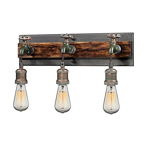 Elk Lighting 14282/3 Vanity-Lighting-fixtures, Rust