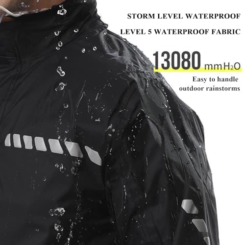 Chaqueta impermeable para lluvia para hombre y mujer miniatura 3
