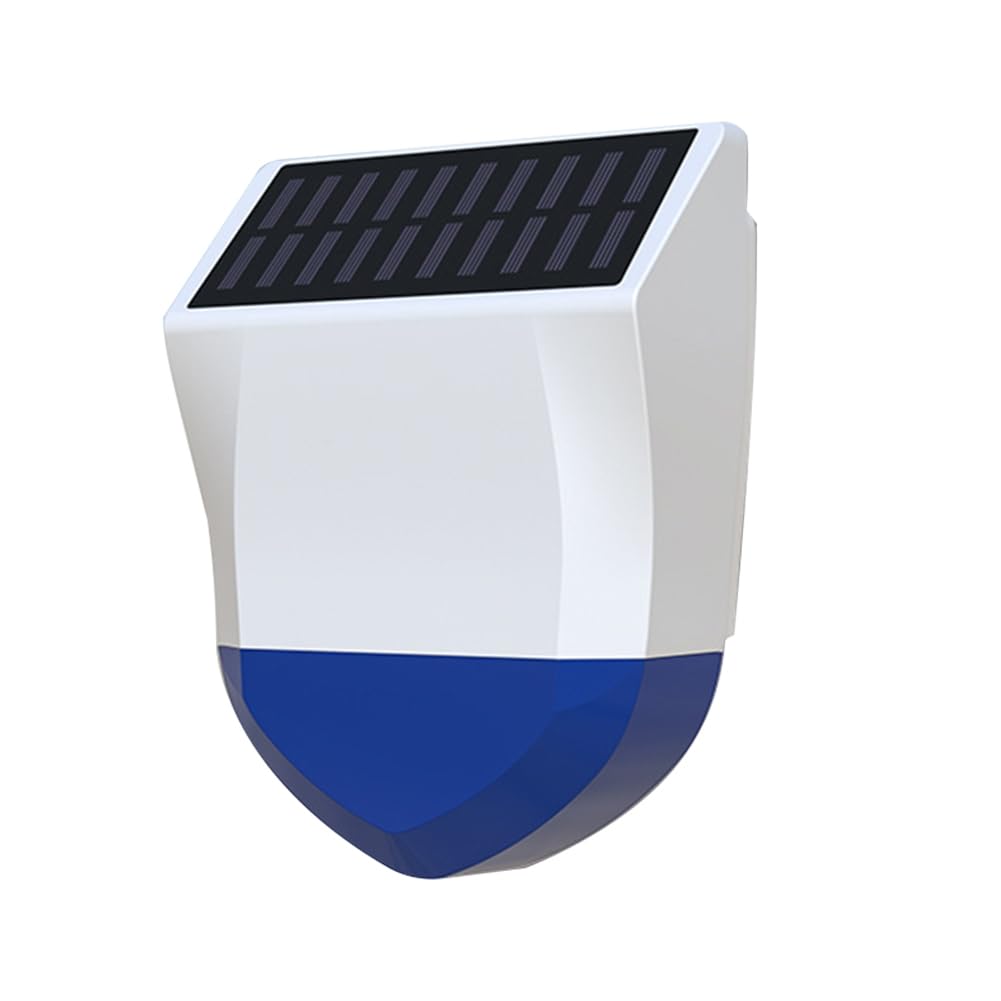 Tuya Smart WiFi - Alarma de sirena para exteriores, alarma de sonido y luz, resistente al agua