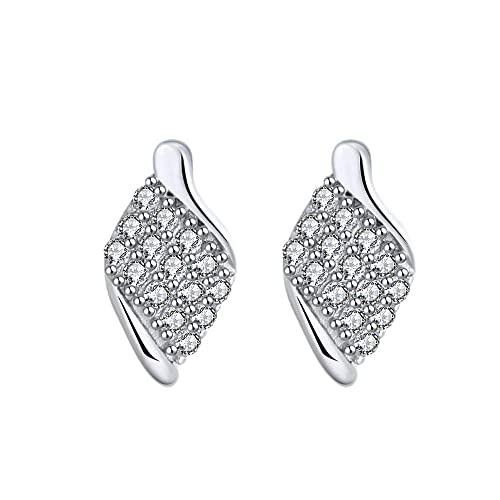 Boucles d'oreilles en argent 925 motif feuille, le cadeau parfait pour femme