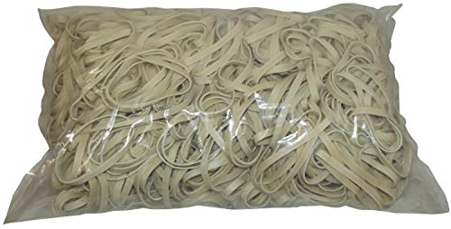 Fa.ars 1 kg Gummiringe weiß 50 mm Ø 1,2 x 5 mm breit Gummiband Gummibänder Haushaltsgummis Gummiring Gummies Rubber Bands Cover