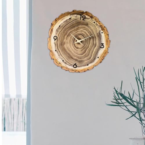 Horloge murale silencieuse ronde grand format 16 pouces, décoration murale design