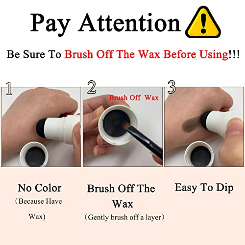 Eyebrow Stamp Stencil Kit Brow Stamp And Shaping Kit One Step Brow Stamp Waterproof Long Lasting Eyebrow Cream With 5 Pairs Reusable Stencil (Auburn) #TOP2
