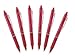 for Ball 0.7mm Erasable Gel Pens, Fine Point, Red Ink, Pack of 6