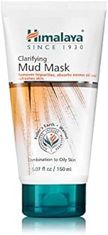 Himalaya Clarifying Mud Mask for Purifying & Deep Cleaning, to Hydrate & Rejuvenate Tired Skin, 5.07 oz