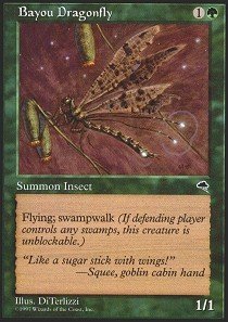 Magic The Gathering - Bayou Dragonfly - Tempest
