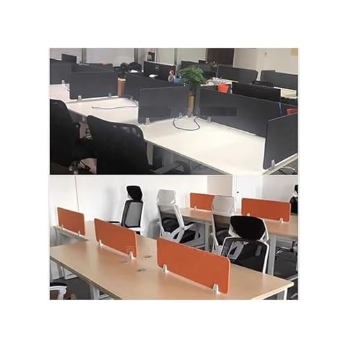 Cloison de bureau anti distraction panneau bleu de table - 7