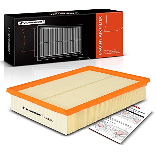 A-Premium Engine Air Filter Compatible with Land Rover Range Rover Sport 2006-2009, LR3 2005-2009, 4.0L 4.2L 4.4L