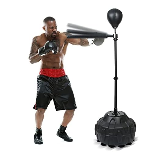 Boxing Speed Trainer Punching Bag Spinning Bar, Training Boxing Ball with Reflex Bar Free Standing, 45-80in Adjustable Height, for Adult&Kid, with Two Ball