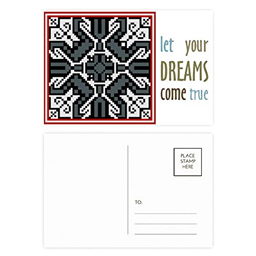Cartes postales style russe lot rustique gris pour collection