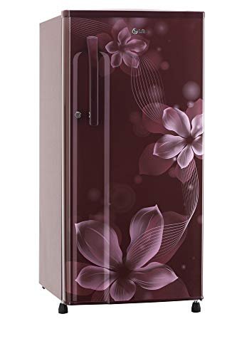 Image of LG 188 L 3 Star Inverter Direct-Cool Single Door Refrigerator (B191KSOW, Scarlet Orchid)