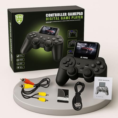 Image of GRAPHENE Video Games for Kids Adults 500 in 1 S10 Controller Gamepad Videogames for Boys 7-14 Years Retro Gaming Console Gameboy Digital Game Player Pocket Gamer Handheld Gaming Console For 5-12 Years