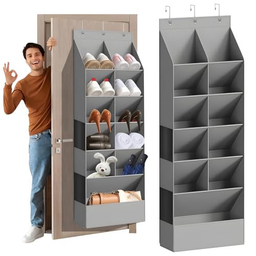 Catálogo de Zapateras colgantes - los más vendidos. 50 URPOWㅤ Zapatera Colgante,11 Bolsillos Grandes Zapatera Organizador, 600D Tela Oxford, Organizador de Zapatos sobre la Puerta para Guardar Zapatos, Ropa, Artículos de Aseo y...