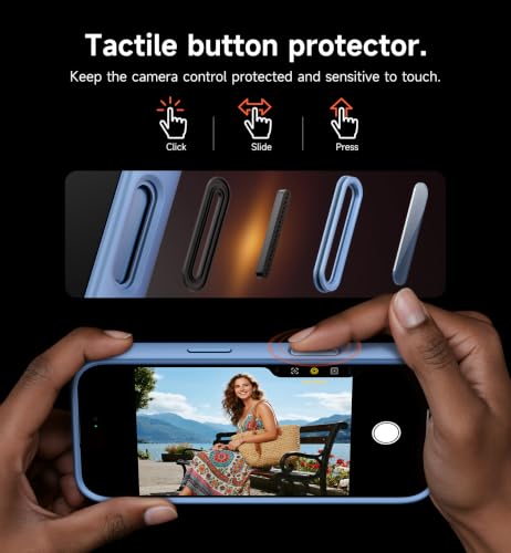 Image of SURITCH for iPhone 18 Pro Case for MagSafe, Camera Cover, Light Blue