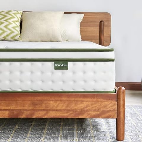 Inofia King Size Memory Foam Mattress Cover