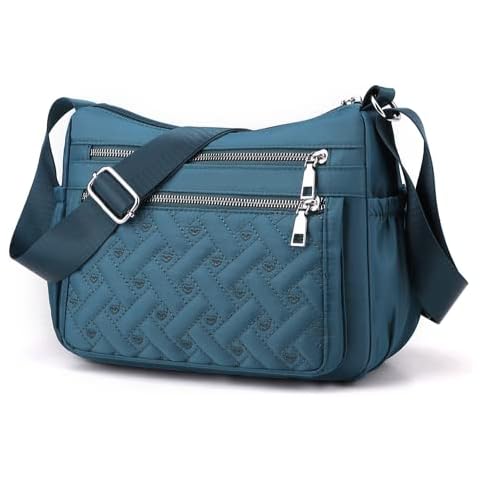 Bolso Bandolera Resistente al Agua con Gran Capacidad y Bolsillos Muti Cover