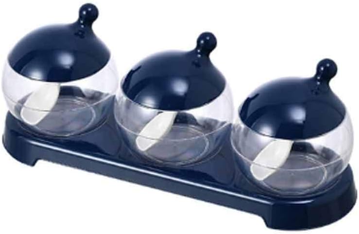 1 Set Seasoning Box Pepper Spice Shaker Salt Seasoning Container Plastic Kitchen Cruet Condiment Bottle Jars(black-JoJo's Bizarre Adventure1)