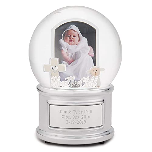 THINGS REMEMBERED Musical Bless This Child Photo Snow Globe (Free Customization) - Image 3