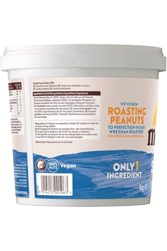 Meridian Foods Peanut Butter Smooth, 1Kg