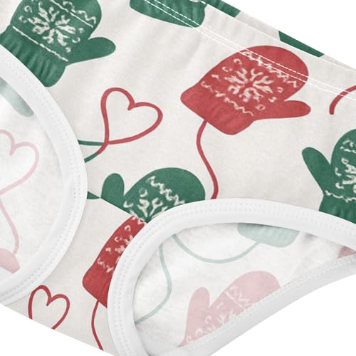 Girls' Cotton Panties Briefs Underwear for Young Girls Mittens4