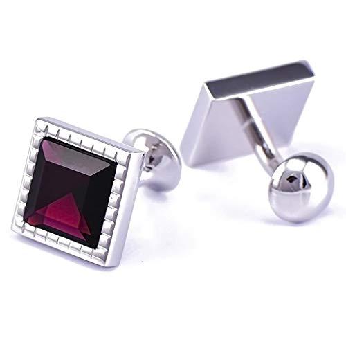 Image of S&W Wedding Cufflinks for Men Cuffs with Gift Box Business for Tuxedo Shirt