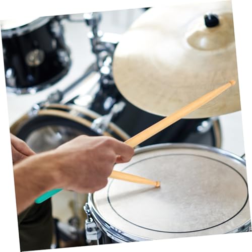 6 pares de baquetas de madera para batería, con agarre antideslizante y superficie lisa, accesorios para instrumentos de percusión manual miniatura 6