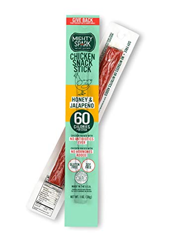 Mighty Spark - Chicken Snack Sticks - Honey and Jalapeno, 1 Count