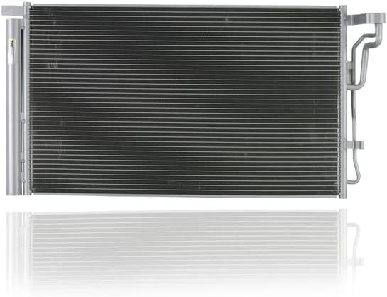 A-C Condenser - Cooling Direct Compatible/Replacement for '21-23 Hyundai Elantra Sedan 4-Cylinder 2.0 Liter Parallel Flow With Receiver & Dryer - 97606AA000