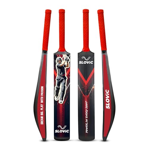 Slovic Cricket Bat [81 x 10 CM] | Full Size Tennis Bat for Cricke...