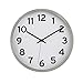 Produktbild Amazon Basics  Wanduhr, Zahlen-Design, 30,5 cm, Nickelfarben