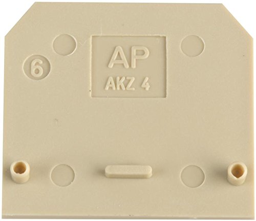 Sección final de microterminal, bloques de terminales, accesorios de bloques de terminales, 10 unidades, 294460000