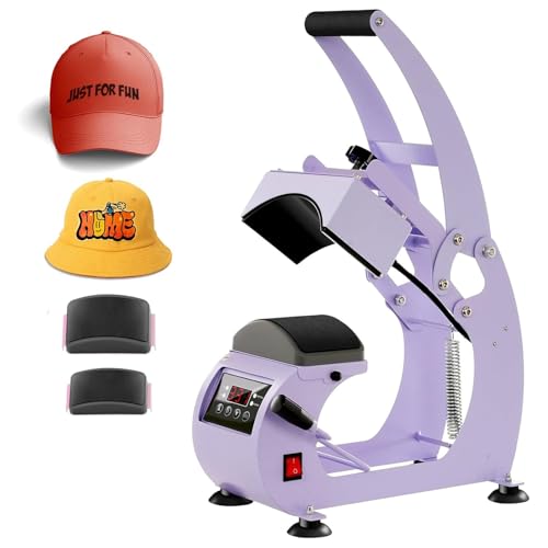 Prensa térmica para gorras 2 en 1 con control LCD