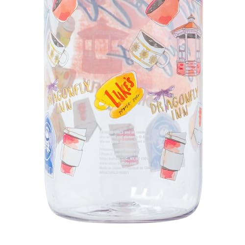 Bouteille d'eau Gilmore gourde aquarelle filles 800ml Silver Buffalo à vis - 8