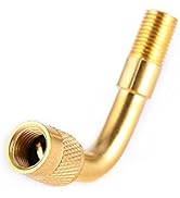 KIMISS däckventilförlängning, ventiladapter med vinkelventilförlängning 90 grader, vinkelventil; ...