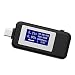 Produktbild H HILABEE Typ C USB-Tester DC Digital Voltmeter USB C Spannungs-Stromzähler - Schwarz