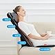 Snailax Massagesitzauflage mit Wärmefunktion, Shiatsu Massageauflage Rückenmassagegerät mit Kneten Vibration Ganzkörpermassage, Massagegerät für Rücken Gesäß, Geschenke für Männer/Frauen