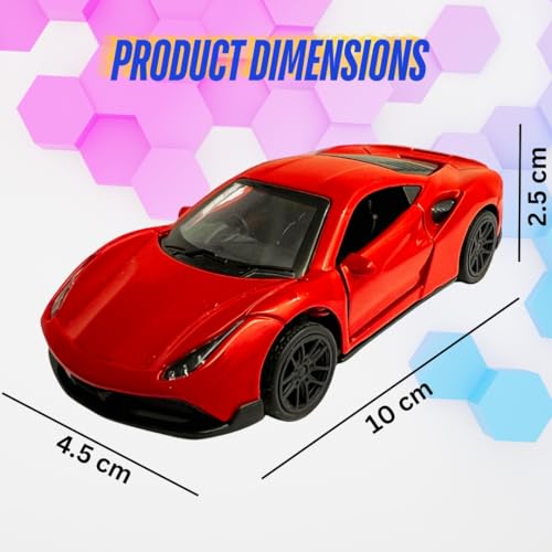 Image of PLUSPOINT Diecast Metal Toy car Pull Back Racers Alloy Die Cast Racing Cars for Kids High Speed Alloy Toy Car Play for Children Best Gifts Toys for Boys